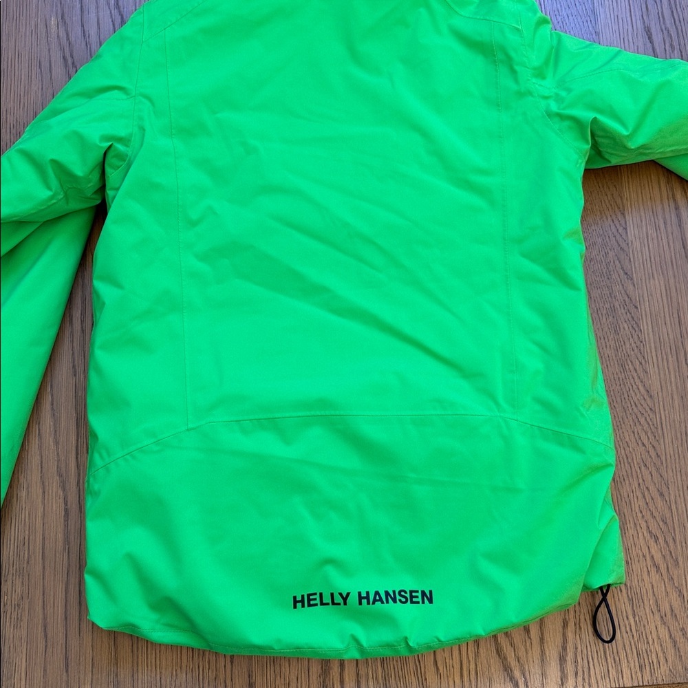 Helly Hansen Kids Green Outdoor Jacket Size 164/14 - Picture 2 of 12
